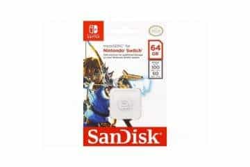 Atminties kortelė SanDisk Nintendo Switch MicroSDXC 64GB 100/6 - 1/2