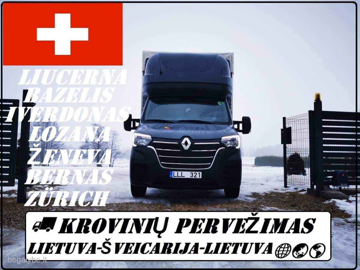 Krovinių pervežimas iš ir į Šveicariją( PERKRAUSTYMAS ) 18d./ 19d./ 20d. AUSTRIJ - 2/6