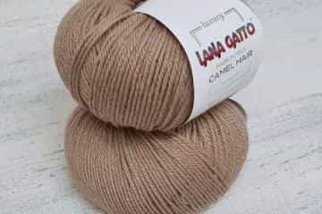 Lana Gatto Camel hair siūlai iš Goatcrafts.lt - 6/7