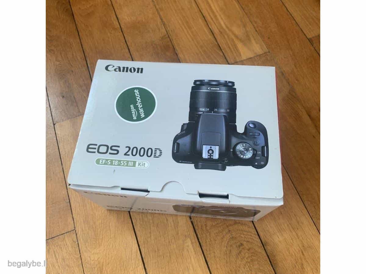 Canon EOS 2000D 24.1 Mp, EF-S 18-55mm - 1/4