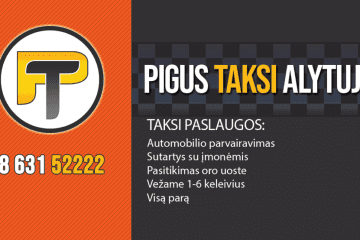 Pigus taksi Alytuje - 1/1
